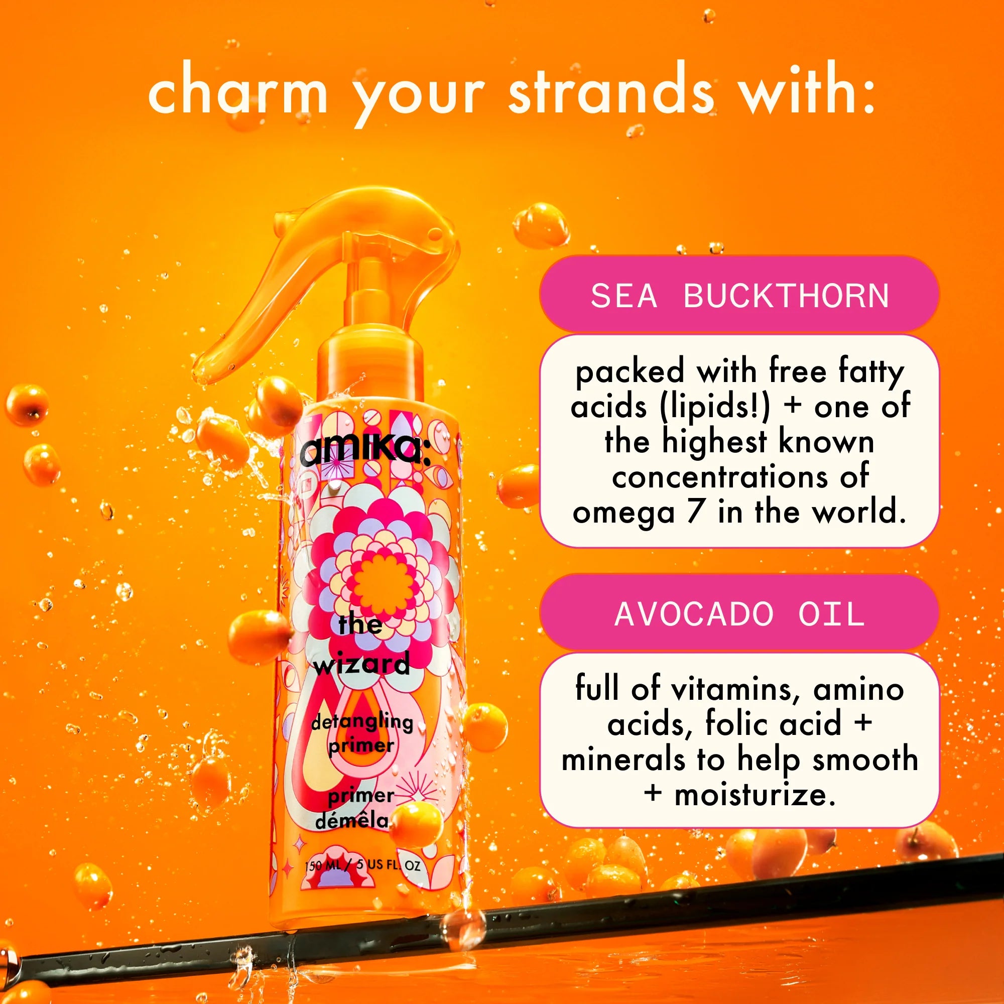 Amika The Wizard Detangling Primer – Hammam Spa by Céla