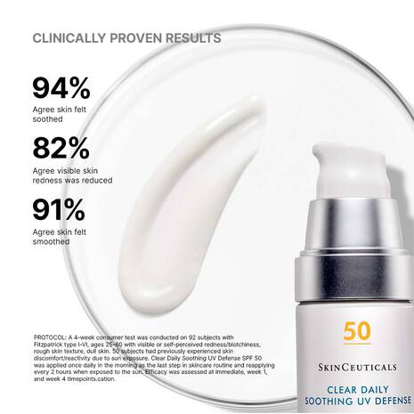 SkinCeuticals Clear Daily Soothing UV Defense Sunscreen SPF 50