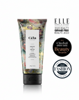 Céla skincare product with awards on a white background