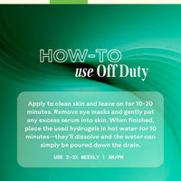 Three Ships Off Duty Sea Algae + Bio-Peptide Smoothing Biodegradable Eye Masks