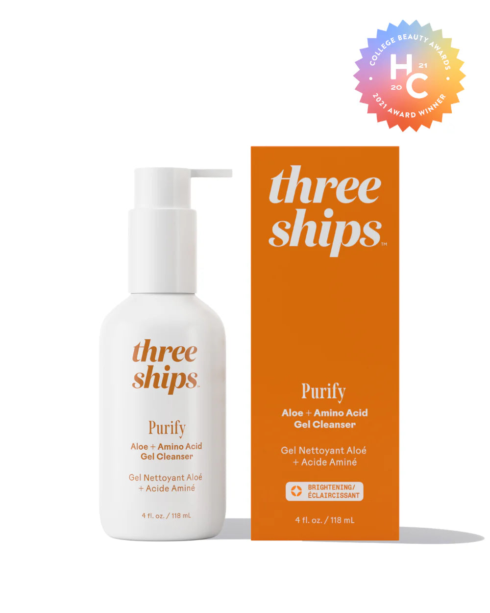 ThreeShips Purify Aloe + Amino Acid Gel Cleanser