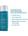 Colorescience Sunforgettable® Total Protection® Face Shield Bronze SPF 50