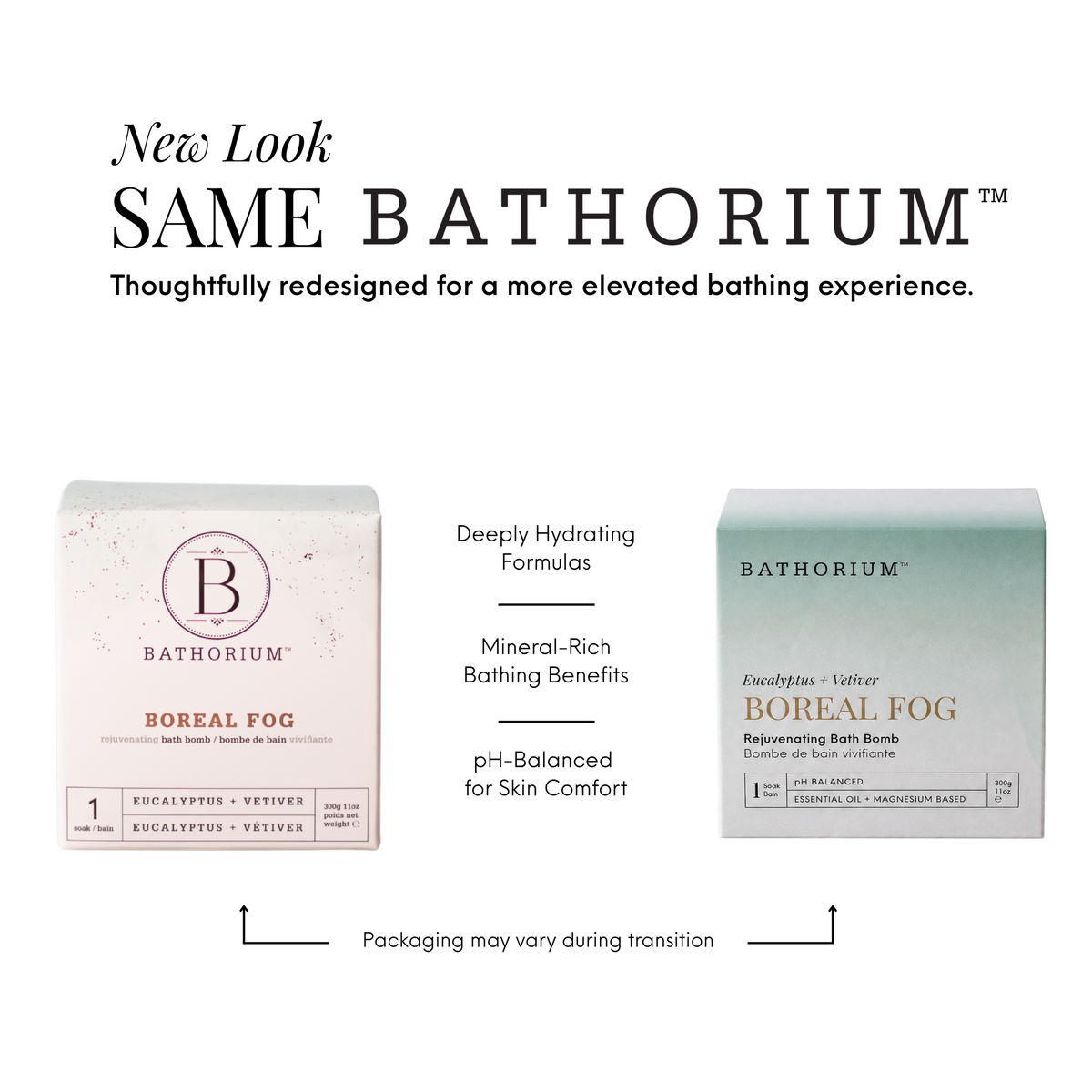 Bathorium Boreal Fog Bath Bomb