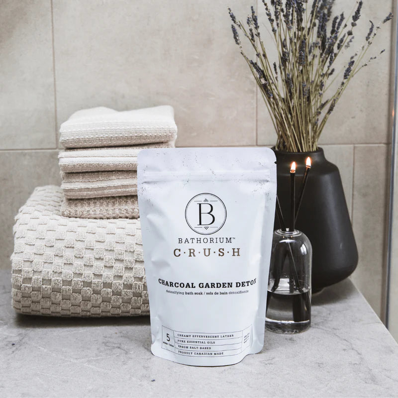 Bathorium Bath Crush- Charcoal Garden Detox