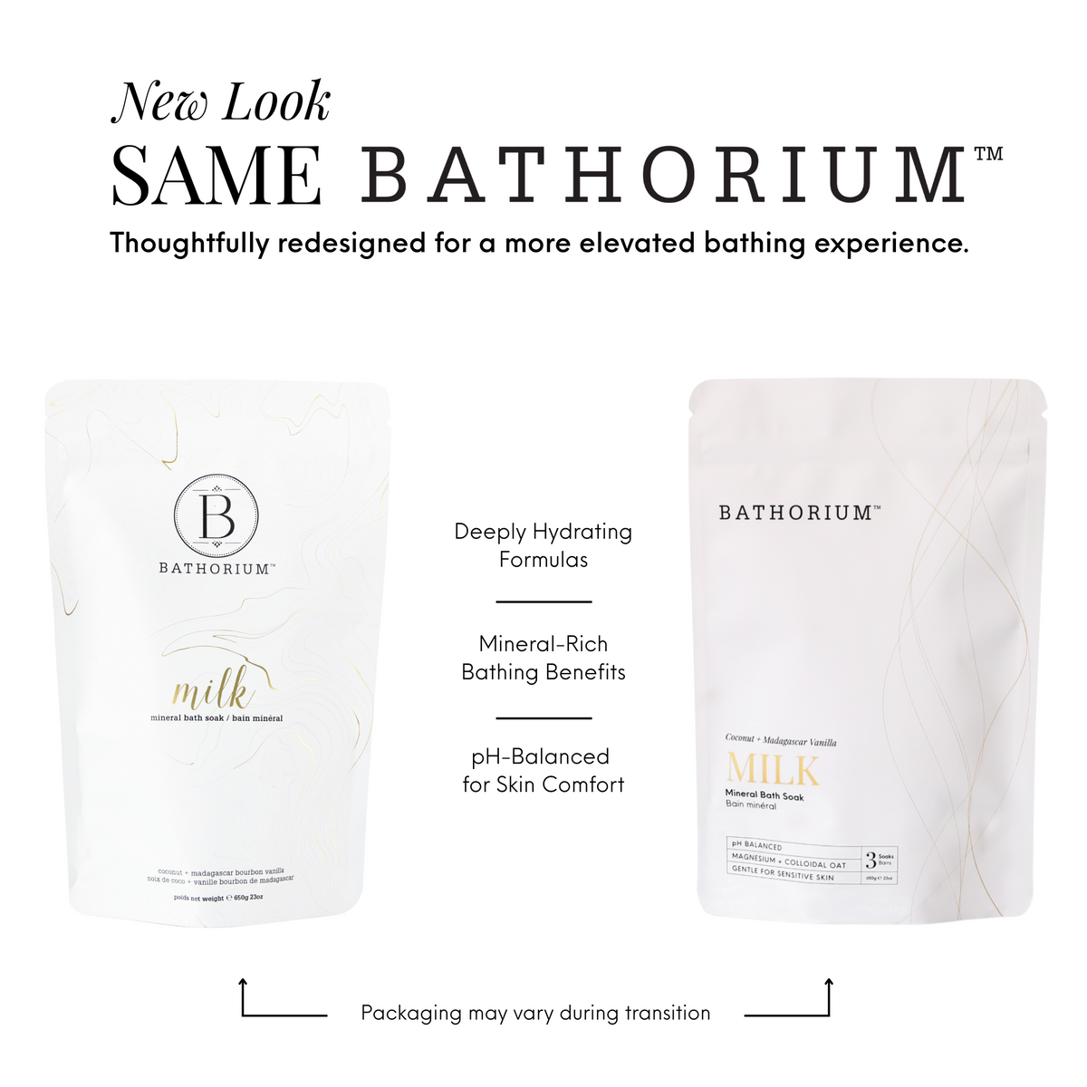 Bathorium MILK Coconut + Vanilla Mineral Bath Soak