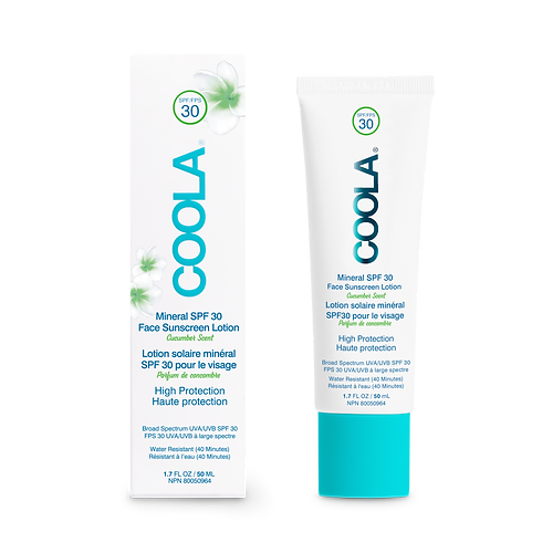 Coola Face Mineral Sunscreen Matte Finish SPF 30 Cucumber