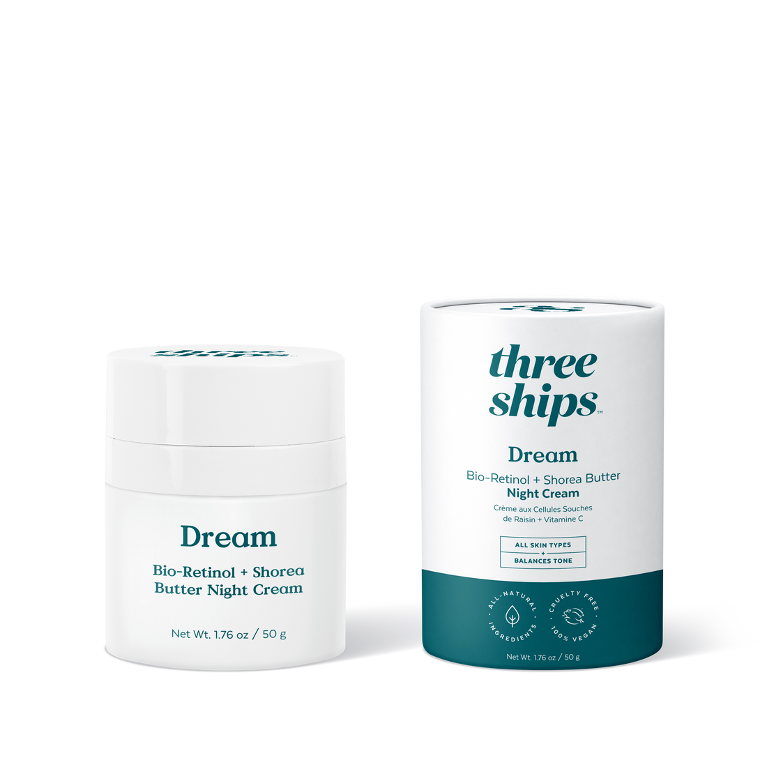 Three Ships Dream Bio-Retinol + Shorea Butter Night Cream