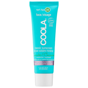 Coola Face Mineral Sunscreen Matte Finish SPF 30 Cucumber