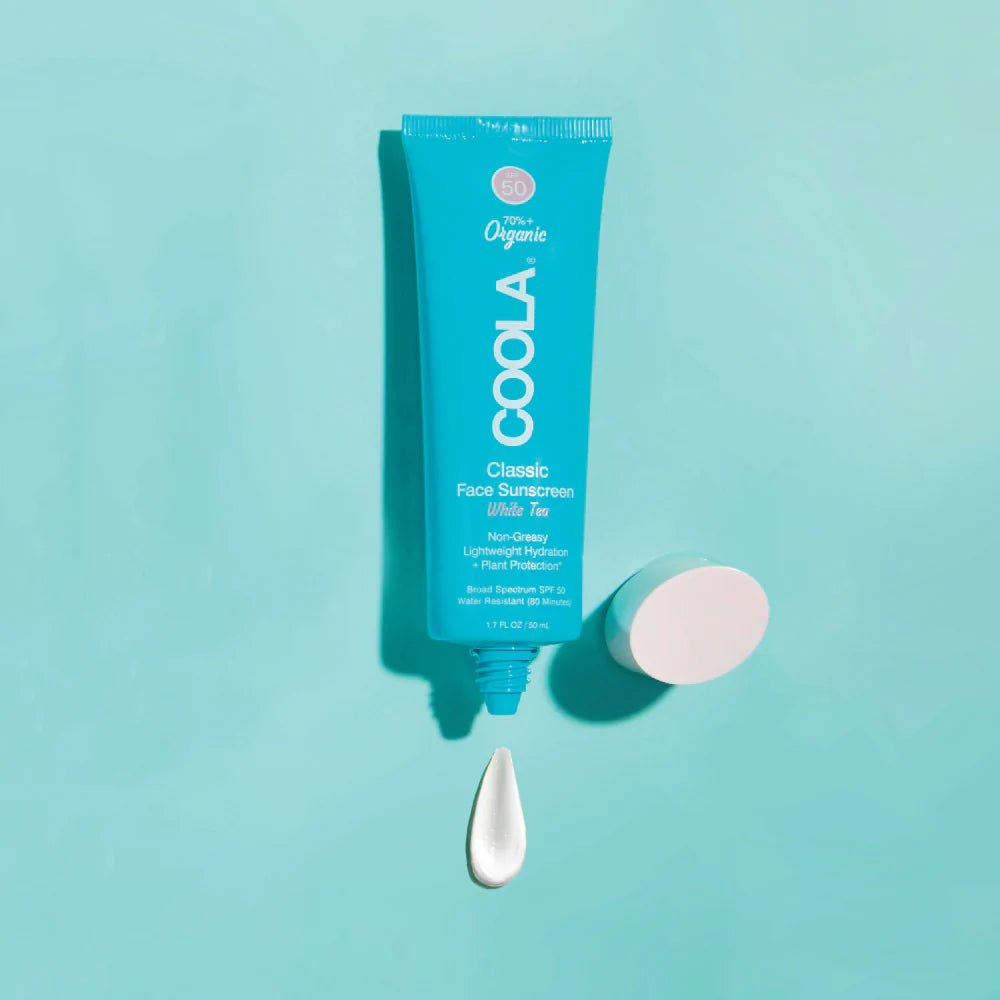 Coola Classic Face Organic Sunscreen Lotion SPF 50 - White Tea